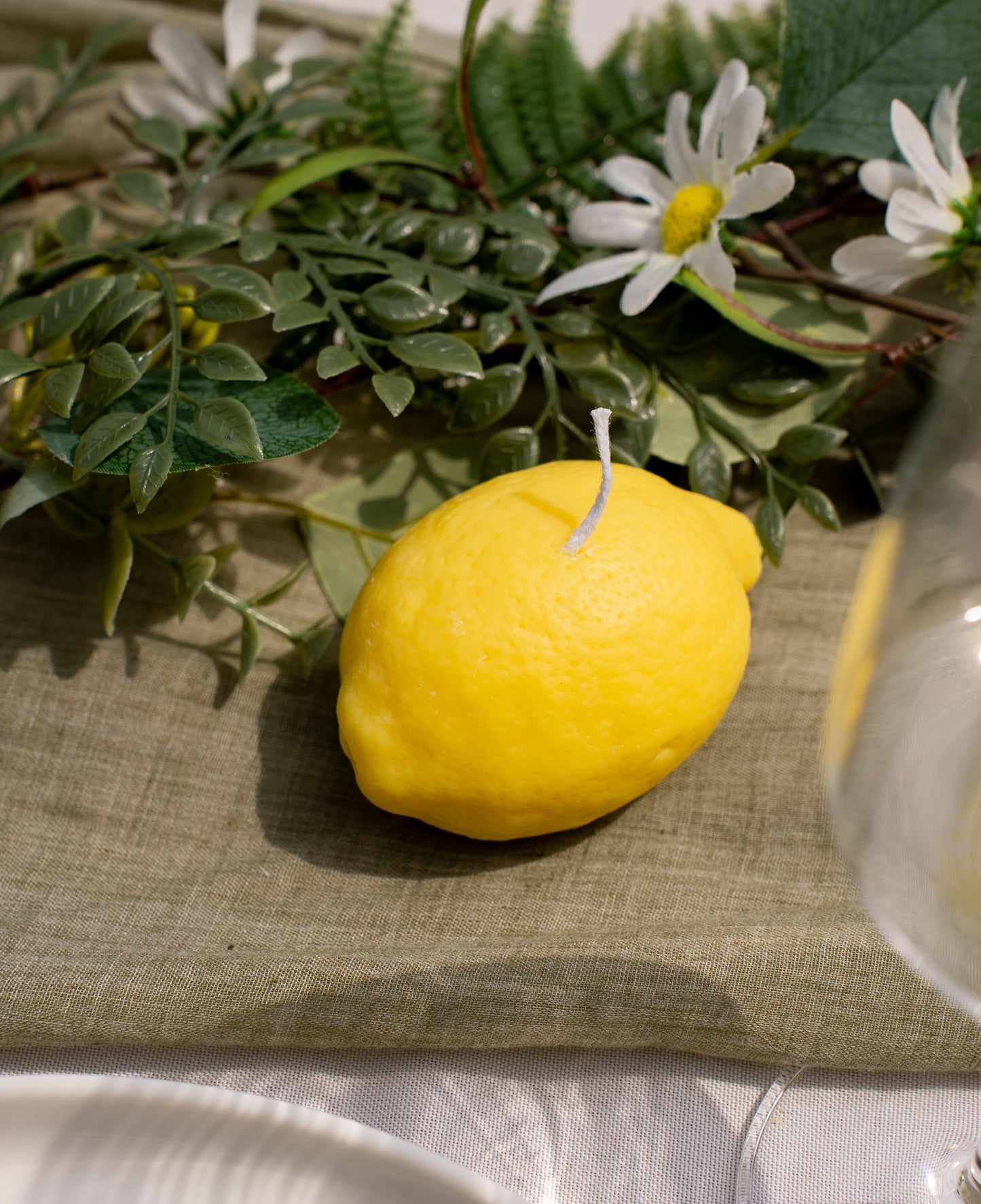 Bougies Trio Citron – Format réaliste