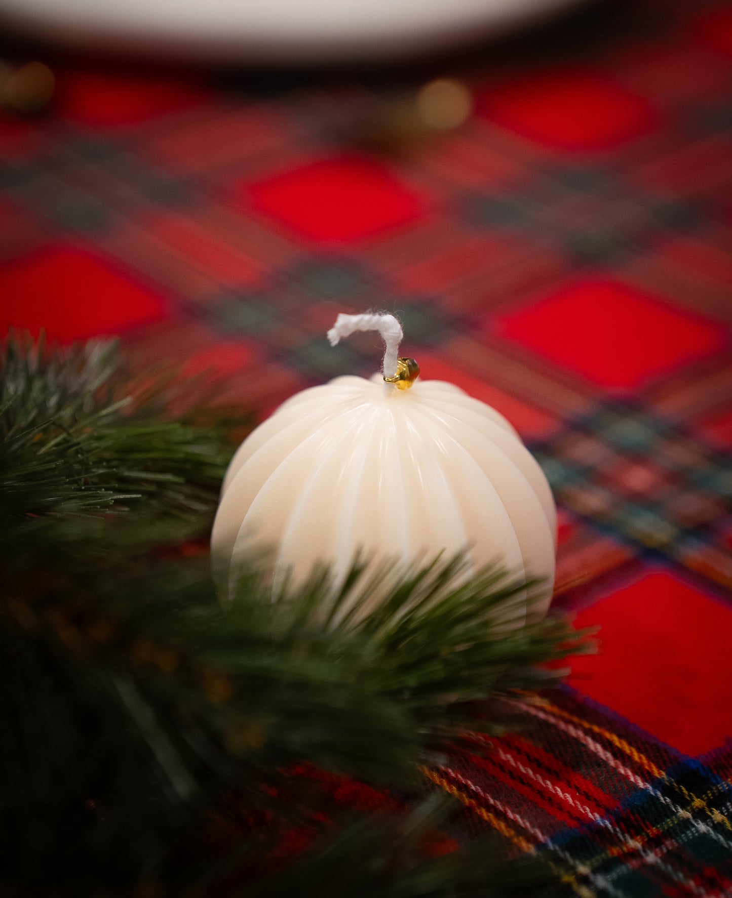 Bougie Boule de Noël