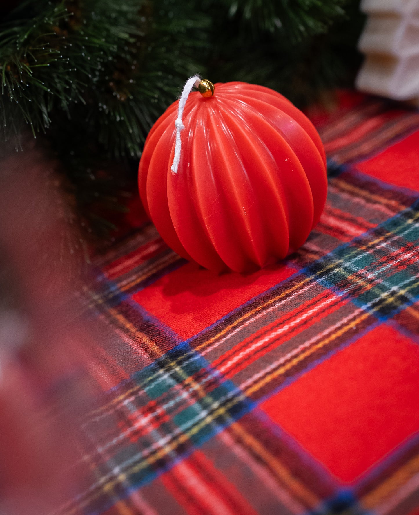 Bougie Boule de Noël