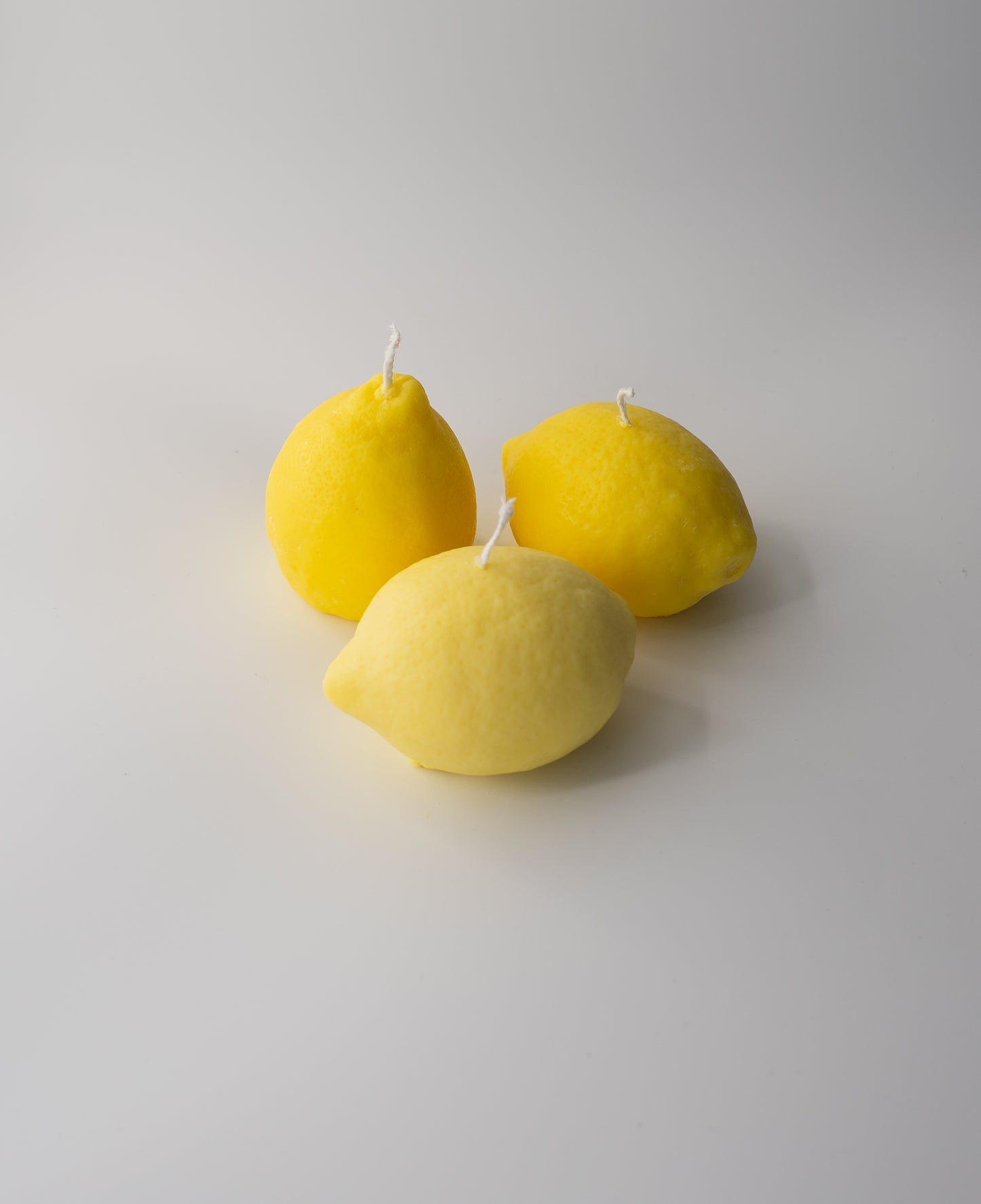 Bougies Trio Citron – Format réaliste