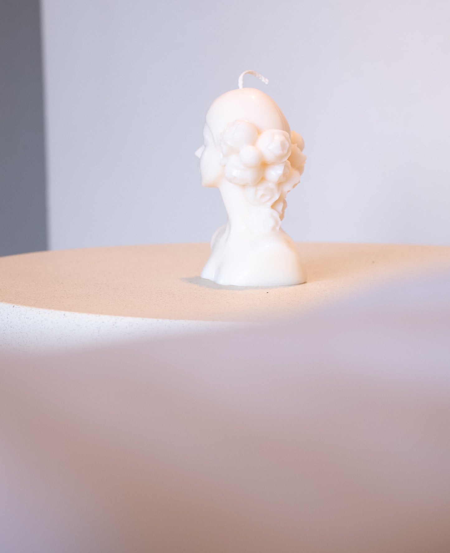 Bougie Femme Fleurie