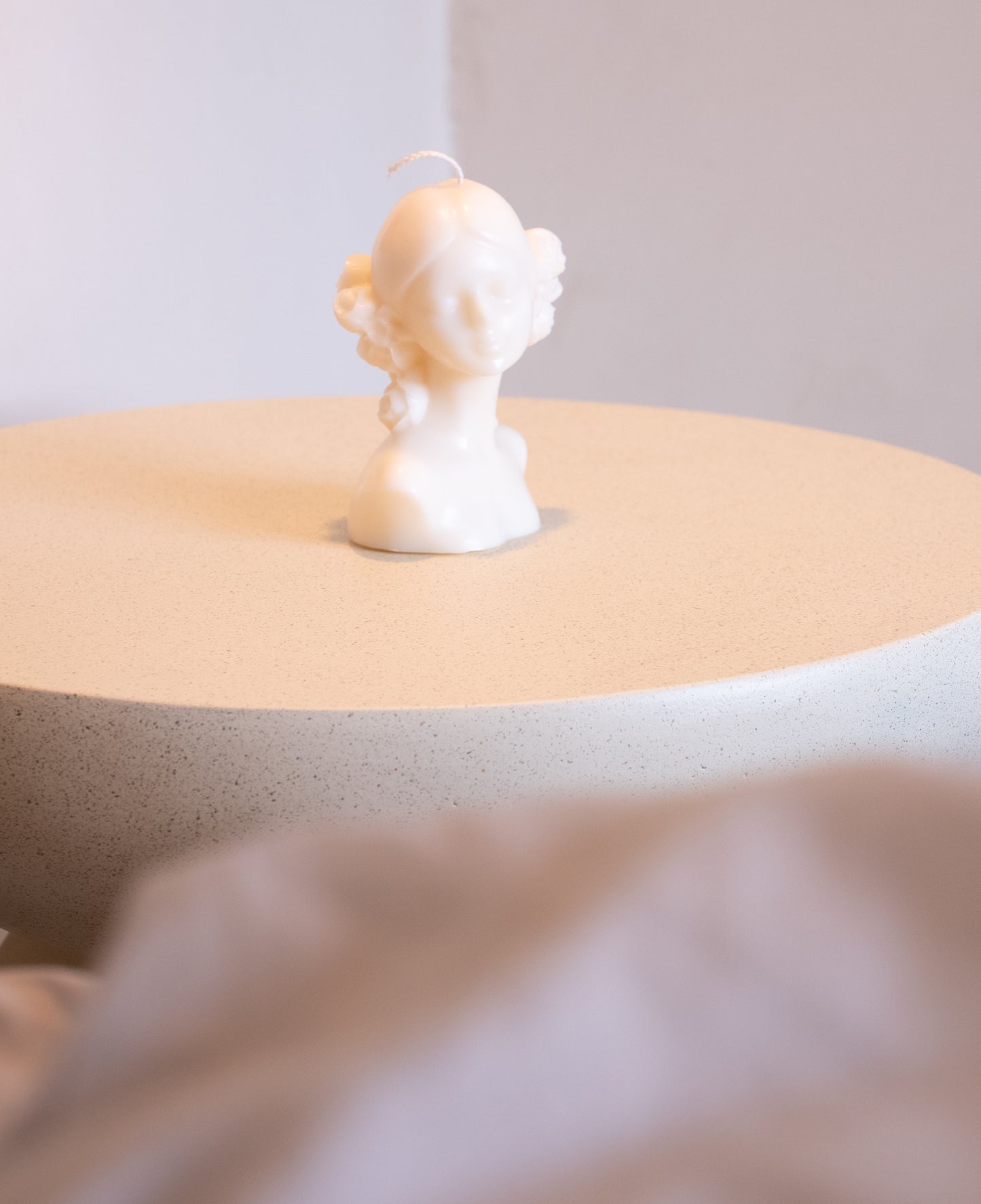 Bougie Femme Fleurie