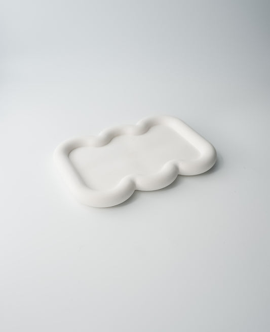 Plateau décoratif courbé